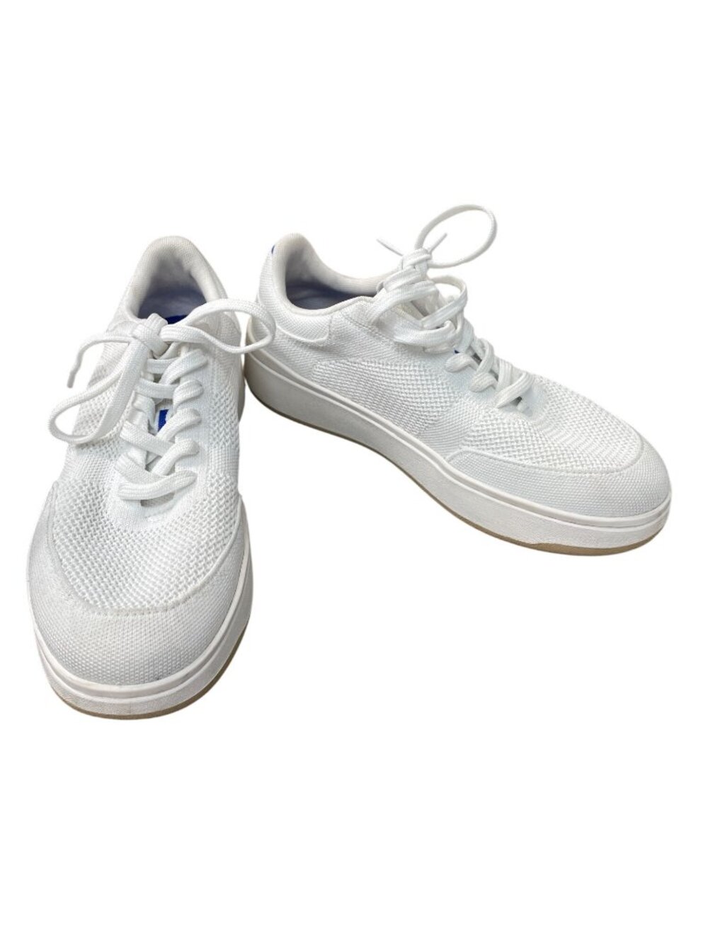 Rothys Mens White Lace-Up Sneakers Size 10 SKU 9059